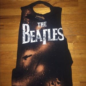 Distressed “The Beatles” T-shirt